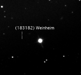 Asteroid Weinheim